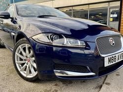 Blue Used 2014 Jaguar XF Premium Luxury Sedan | £6,750 (Fair price)