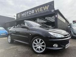 Black Used 2007 Peugeot 206 Allure Cabriolet | £3,990