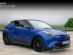 Nebula blue Used 2018 Toyota C-HR SUV | £14,290 (Fair price)