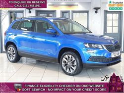 Blue Used 2021 Skoda Karoq SE Drive SUV | £15,370 (Fair price)
