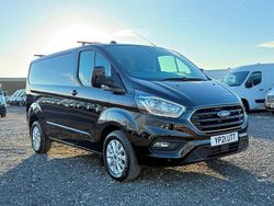 Black Used 2021 Ford Transit Custom Limited Van | £11,995 (Fair price)
