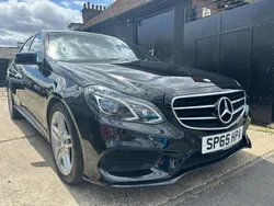 Black Used 2015 Mercedes E220 AMG Sedan | £9,990 (Fair price)
