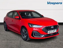 Red Used 2022 Ford Focus ST-Line Hatchback | £17,900 (Fair price)