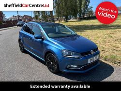 Blue Used 2015 VW Polo SE Hatchback | £5,695 (Fair price)