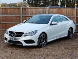 White Used 2016 Mercedes E350 AMG line Coupe | £13,600 (Fair price)