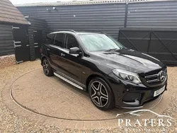 Black Used 2017 Mercedes GLE500 AMG line SUV | £18,500