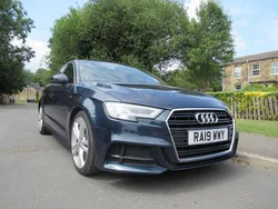 Blue Used 2019 Audi A3 S-Line Hatchback | £13,795 (Fair price)