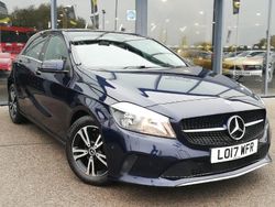 Blue Used 2017 Mercedes A180 Executive Hatchback | £10,498 (Fair price)