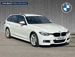 White Used 2018 BMW 320 M Sport Estate | £17,859 (Good price)
