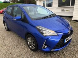 Blue Used 2018 Toyota Yaris Hatchback | £7,297 (Fair price)