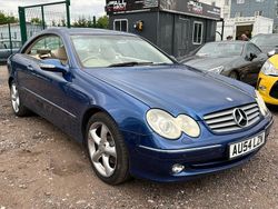 Blue Used 2005 Mercedes CLK240 Elegance Coupe | £1,995 (Fair price)