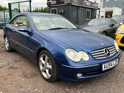 Blue Used 2005 Mercedes CLK240 Elegance Coupe | £1,995 (Super price)