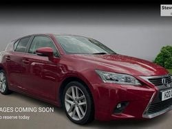Red Used 2016 Lexus CT200h Hatchback | £13,000 (A bit pricey)