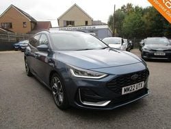 Blue Used 2022 Ford Focus ST-Line Estate | £14,490 (Fair price)
