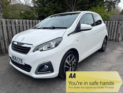 White Used 2016 Peugeot 108 Allure Hatchback | £5,495 (Fair price)