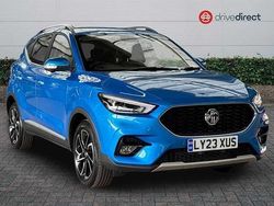 Metallic battersea blue Used 2023 MG ZS Exclusive Sedan | £14,200 (Fair price)