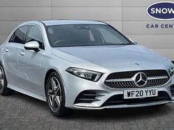 Silver Used 2020 Mercedes A200 AMG line Hatchback | £17,599 (Fair price)