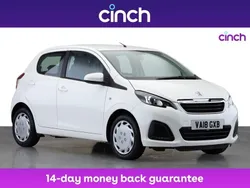 White Used 2018 Peugeot 108 Active Hatchback | £9,799 (A bit pricey)