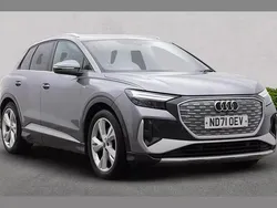 Grey Used 2022 Audi Q4 e-tron S-Line SUV | £24,532 (Fair price)