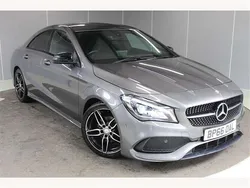 Grey Used 2017 Mercedes CLA180 AMG line Sedan | £13,495 (Fair price)