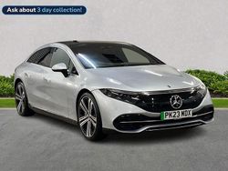 Silver Used 2023 Mercedes EQS450+ Exclusive Luxury Sedan | £55,299 (A bit pricey)