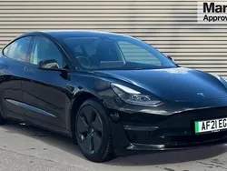 Black Used 2021 Tesla Model 3 Long Range AWD Sedan | £17,573 (Fair price)