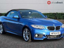 Blue Used 2015 BMW 220 M Sport Cabriolet | £12,466 (Fair price)