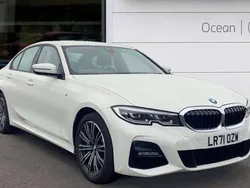 White Used 2021 BMW 330e M Sport Sedan | £20,950 (Fair price)