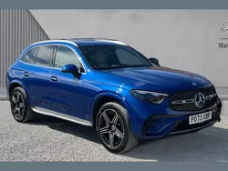 Spectral blue metallic Used 2023 Mercedes GLC300e AMG Line Premium SUV | £48,550
