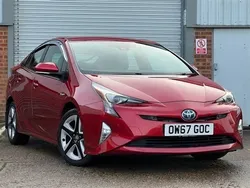 Red Used 2017 Toyota Prius Business Edition Hatchback | £9,995 (Good price)