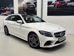 White Used 2018 Mercedes C220 AMG line Estate | £15,890 (A bit pricey)