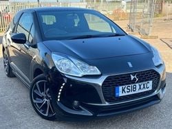Black Used 2018 DS Automobiles DS3 Connected Chic Hatchback | £4,999 (Fair price)