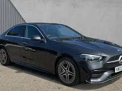 Metallic paintwork graphite grey Used 2023 Mercedes C300e AMG Line Premium Sedan | £35,890 (Fair price)