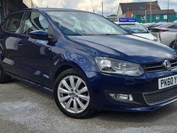 Blue Used 2010 VW Polo SEL Hatchback | £5,295 (Fair price)