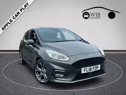 Grey Used 2018 Ford Fiesta ST-Line Hatchback | £8,995 (Fair price)