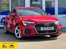 Red Used 2021 Audi A3 S-Line Sedan | £17,000 (Fair price)