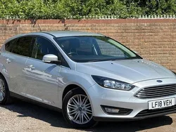 Silver Used 2018 Ford Focus Zetec Hatchback | £6,950 (Fair price)