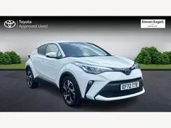 White Used 2023 Toyota C-HR Design SUV | £20,526 (Fair price)