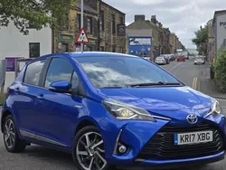 Blue Used 2017 Toyota Yaris Hybrid Hatchback | £8,789 (A bit pricey)