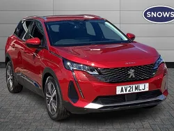 Ultimate red Used 2021 Peugeot 3008 Allure Premium | £18,114 (Fair price)