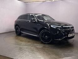 Black Used 2023 Mercedes EQC400 AMG line SUV | £32,599 (Fair price)