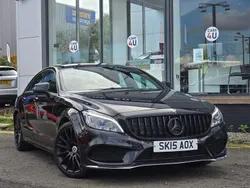 Black Used 2015 Mercedes CLS220 AMG line Coupe | £11,995 (Fair price)