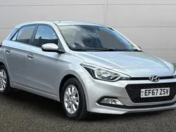 Silver Used 2017 Hyundai i20 SE Hatchback | £9,495 (Fair price)