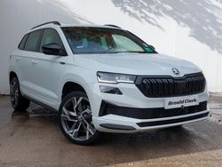 White Used 2024 Skoda Karoq SportLine SUV | £27,698 (A bit pricey)