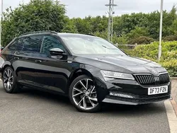 Black magic pearl effect Used 2023 Skoda Superb SportlinePlus Estate | £29,995 (A bit pricey)