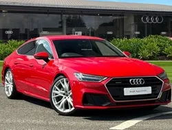 Red Used 2022 Audi A7 S-Line Hatchback | £32,740 (Good price)