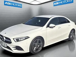 White Used 2020 Mercedes A200 AMG line Sedan | £18,499 (Fair price)