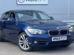 Blue Used 2018 BMW 118 Sport Line Hatchback | £12,290 (Fair price)