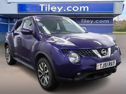 Blue Used 2015 Nissan Juke Tekna SUV | £5,990 (Fair price)