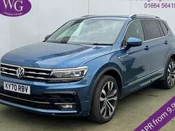 Blue Used 2020 VW Tiguan Allspace R-line SUV | £22,450 (A bit pricey)